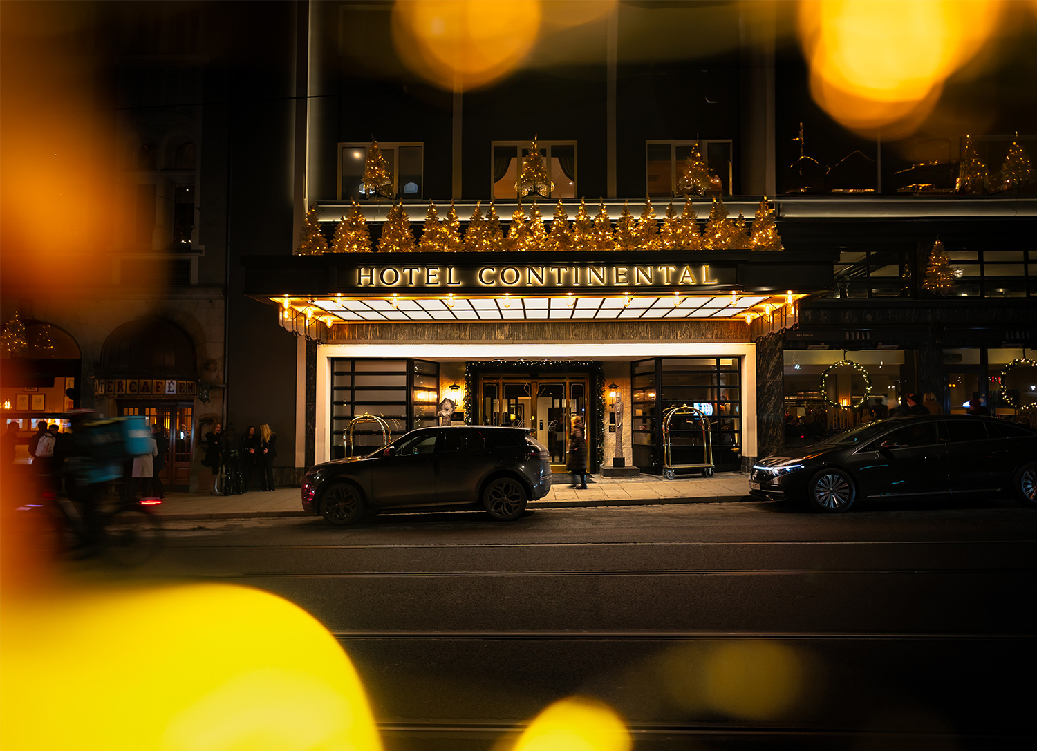 Facade at Hotel Continental